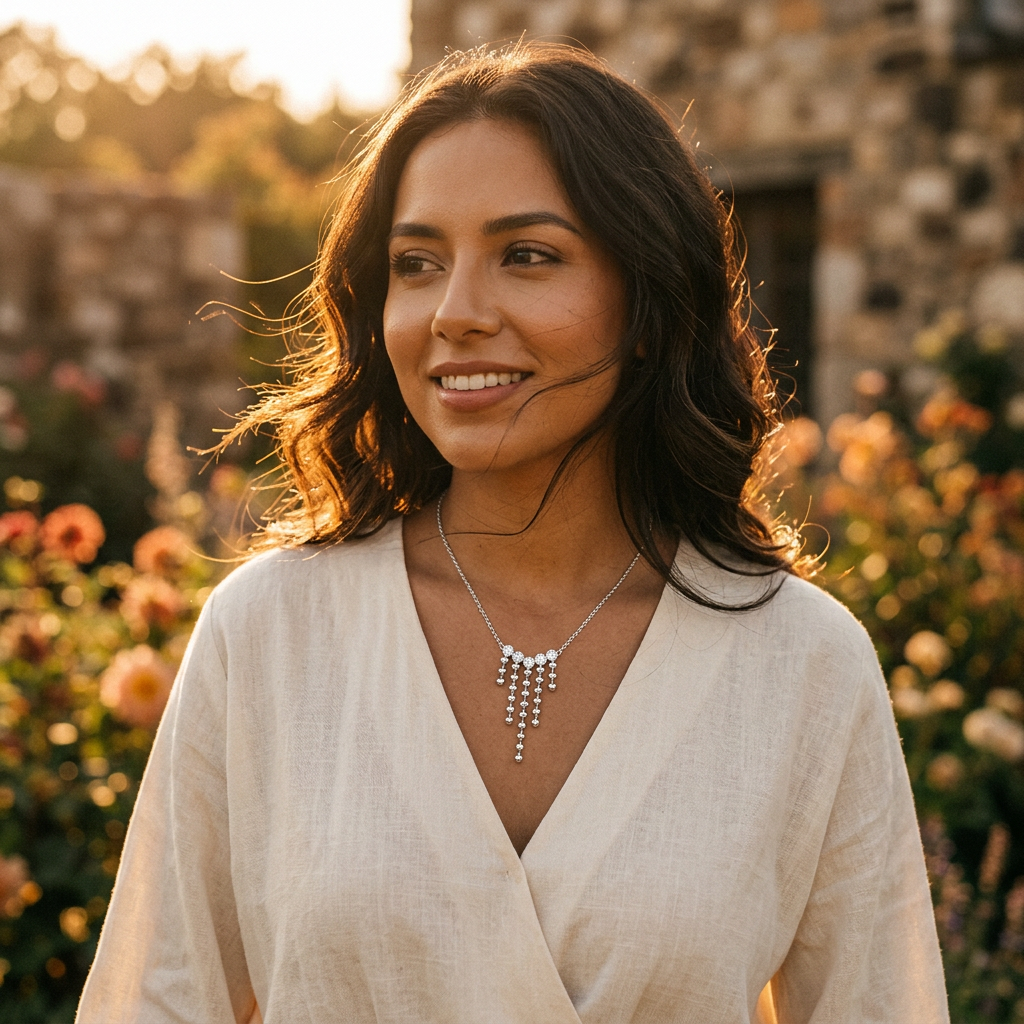 Grace Cascade Waterfall Tassel Necklace