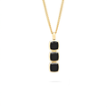 Grace Meridian Lazuli Bar Pendant Necklace