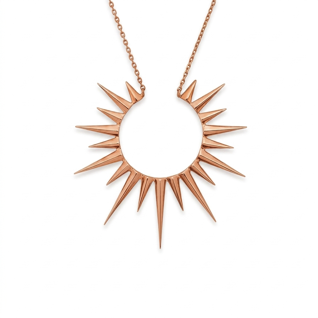 Grace Sunburst Pendant Necklace