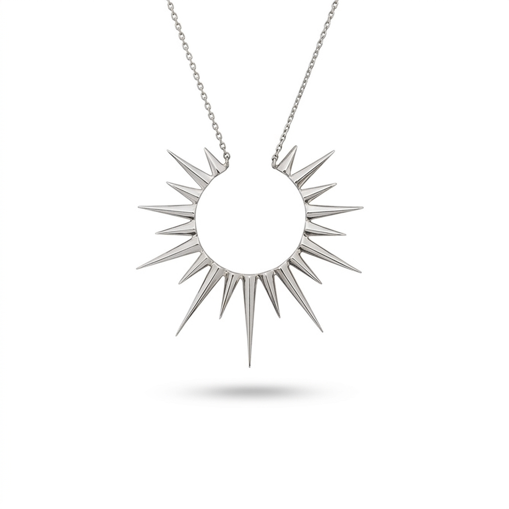 Grace Sunburst Pendant Necklace